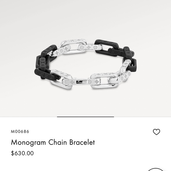 Authentic & preowned LV chain link bracelet 8.2 inches in length. Beautiful! - Picture 3 of 10